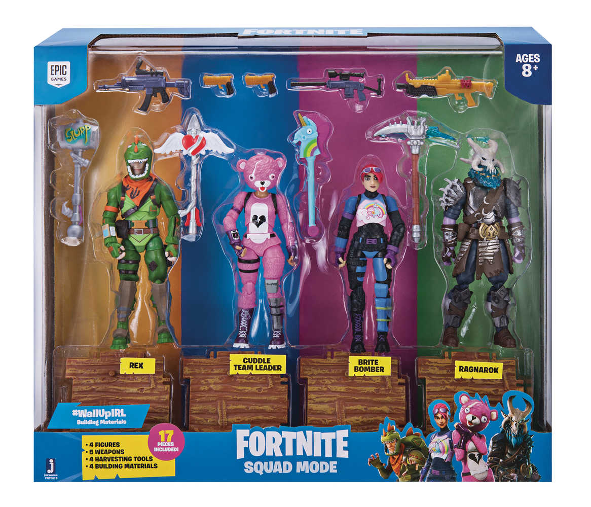 Fortnite Series1 4 Pc Squad Mode Figure Pack 