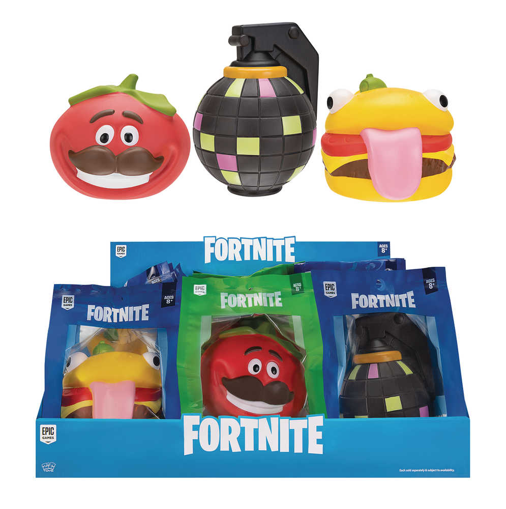 Fortnite Series1 Foam Squishy 6 Pc Assortment Ds 