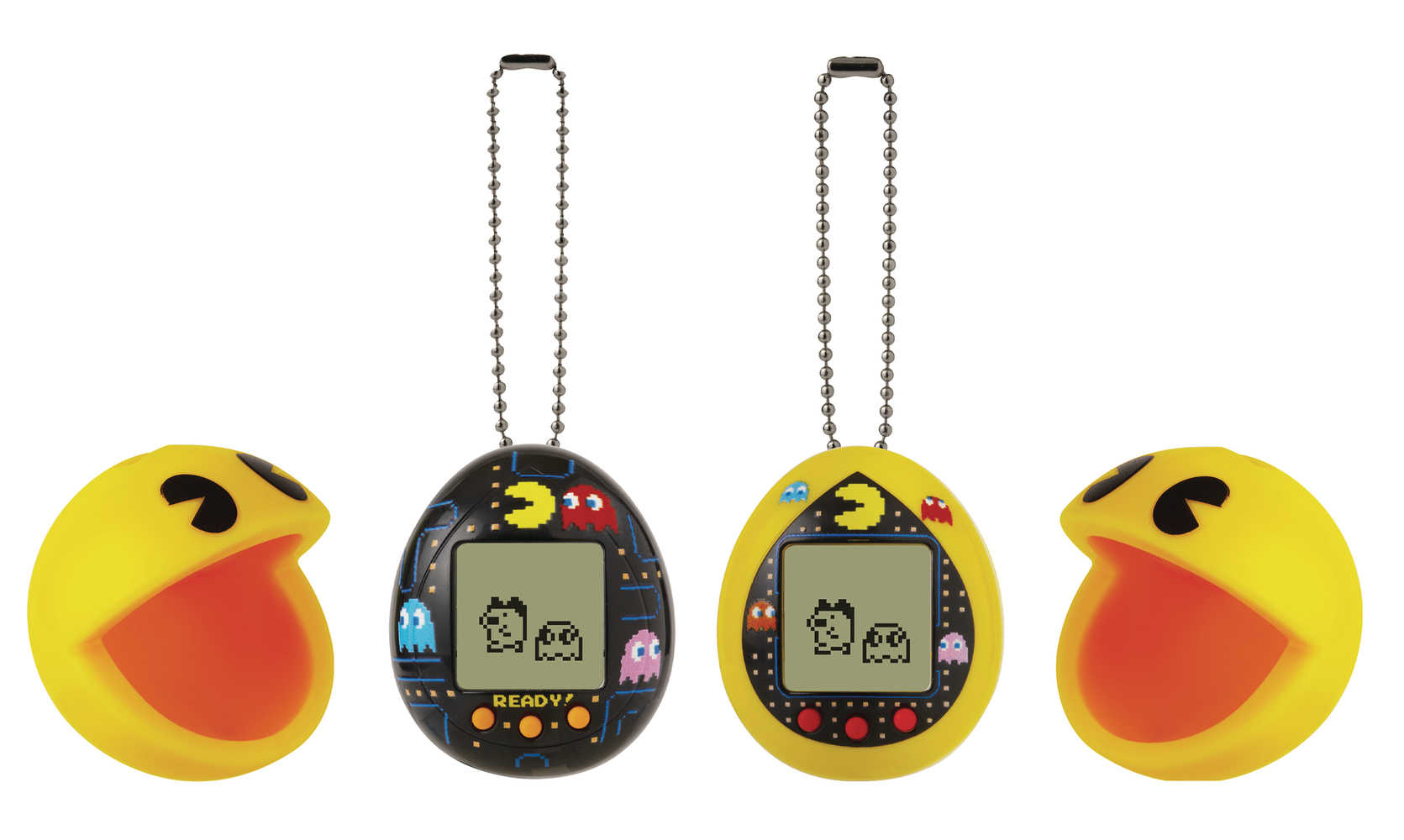 Pacman X Tamagotchi Nano W/Case 6 Pc Display  