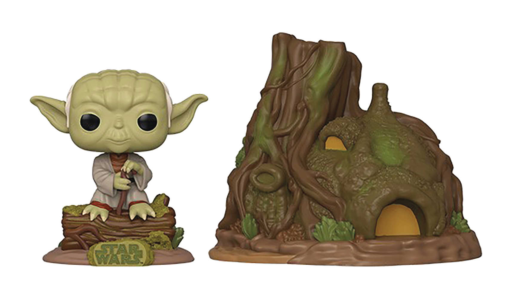 Pop Town Star Wars Yodas Hut Vinyl Figure 
