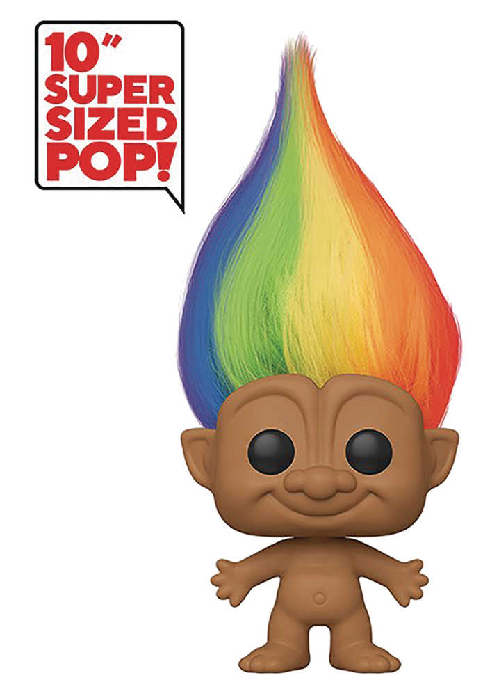 Pop Trolls Trolls 10 In Troll Colored Hair /W Chase Vinyl Figure (