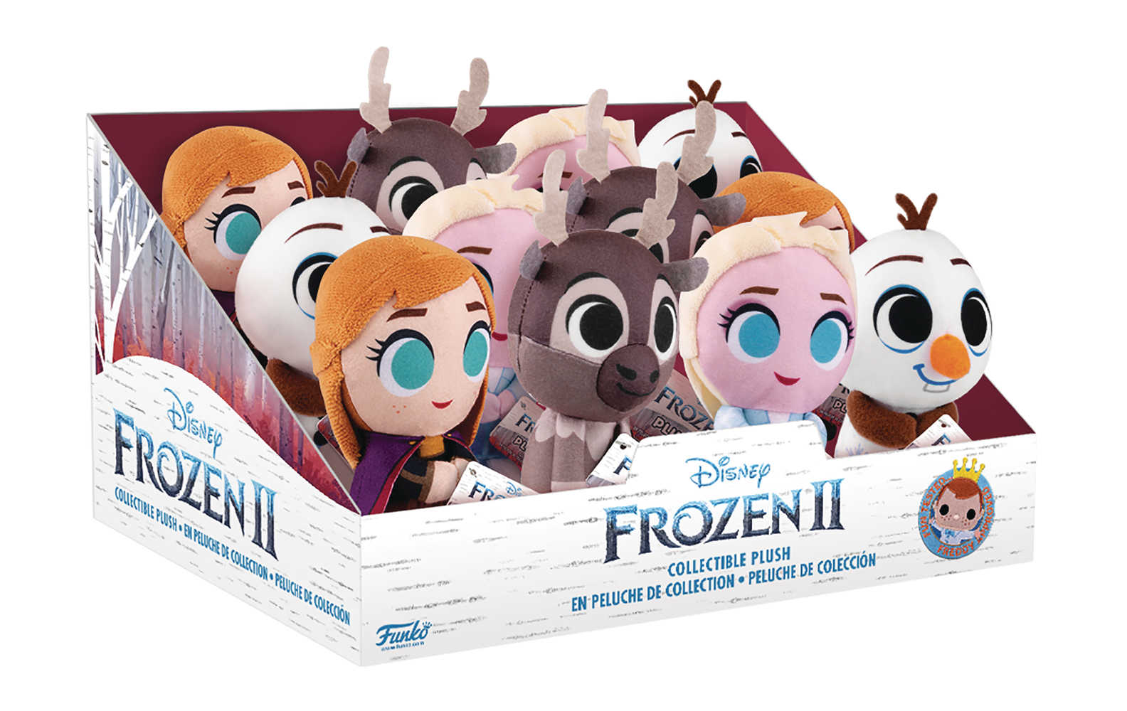Frozen 2 12 Pc Plush Figure Disp  