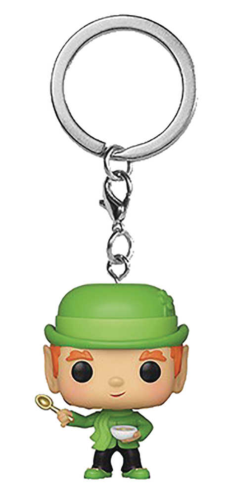 Pocket Pop Ad Icons Lucky Leprechaun Figure Keychain 