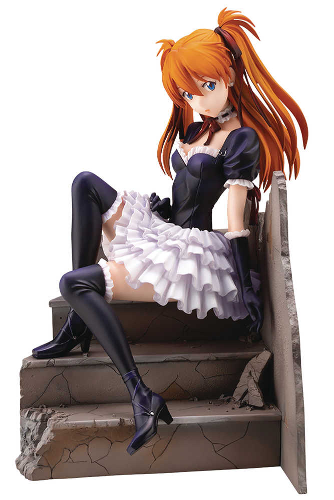 Ng Evangelion Asuka Sohryu Langley Gothic Lolita Statue (Net