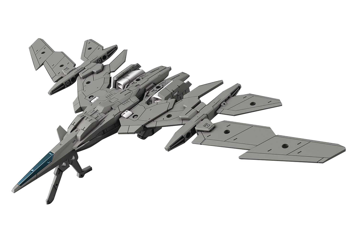 30 Minute Mission Air Fighter Gray Ext Arm Vehicle Model Kit (