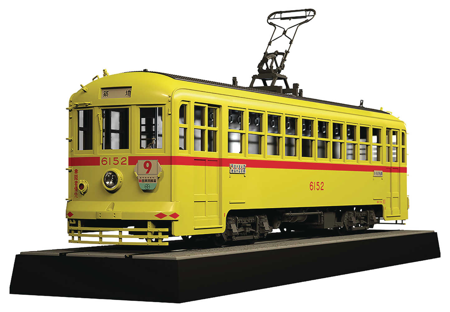 Tokyo Toden Streetcar Type 6000 Showa 1/24 Plastic Model Kit (