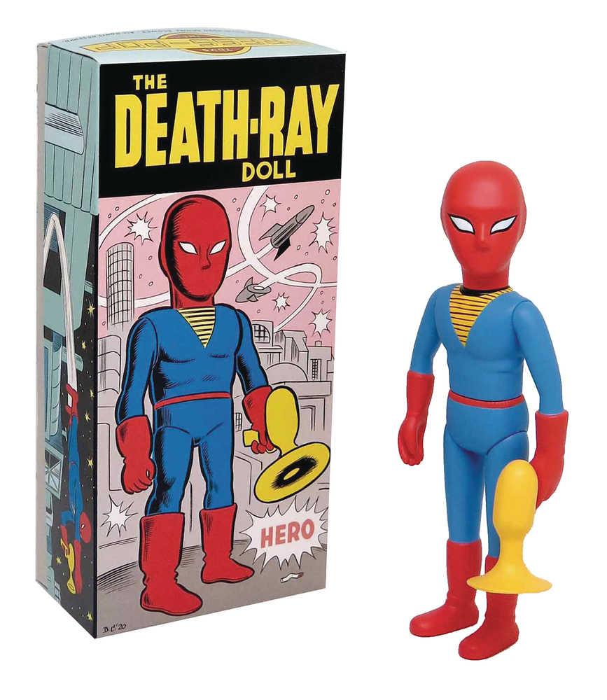 Daniel Clowes The Death Ray Hero Soft Vinyl Doll  