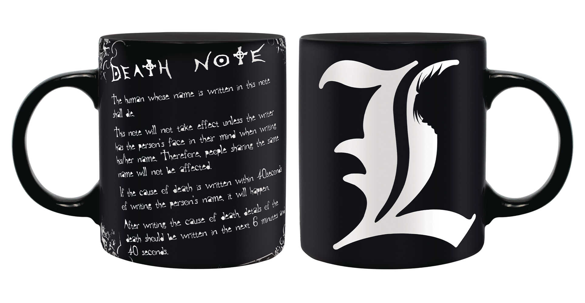 Death Note Rules Of The Death Note Mug 
