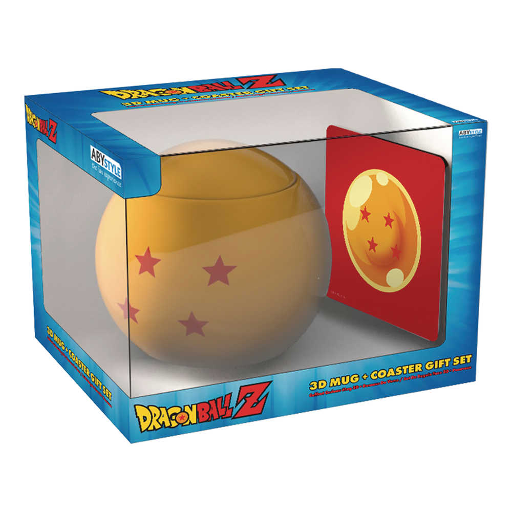 Dragon Ball Z 3 D Dragon Ball Mug And Coaster Gift Set 