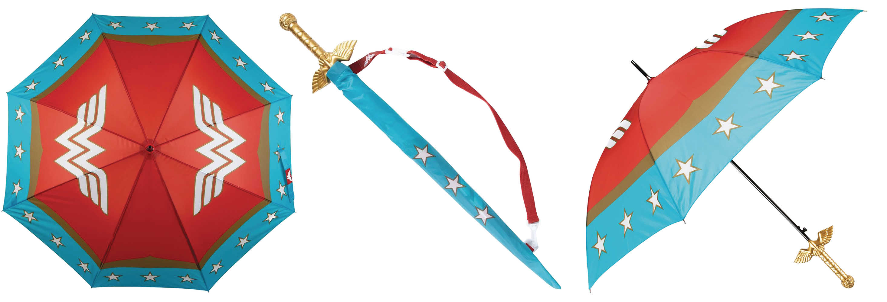 Wonder Woman Sword Handle Full Size Umbrella 
