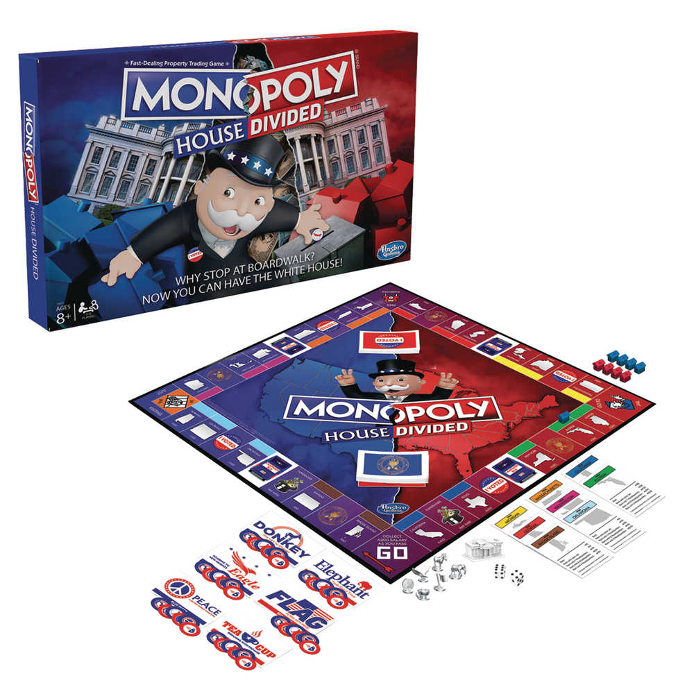 Monopoly House Divided Edition Game Case  