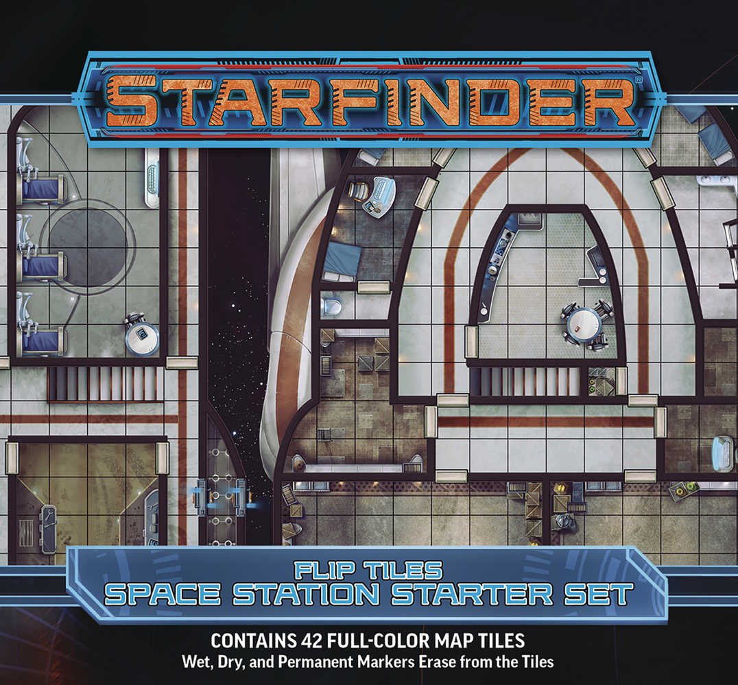 Starfinder Role Playing Game Flip Tiles Space Station Starter Set