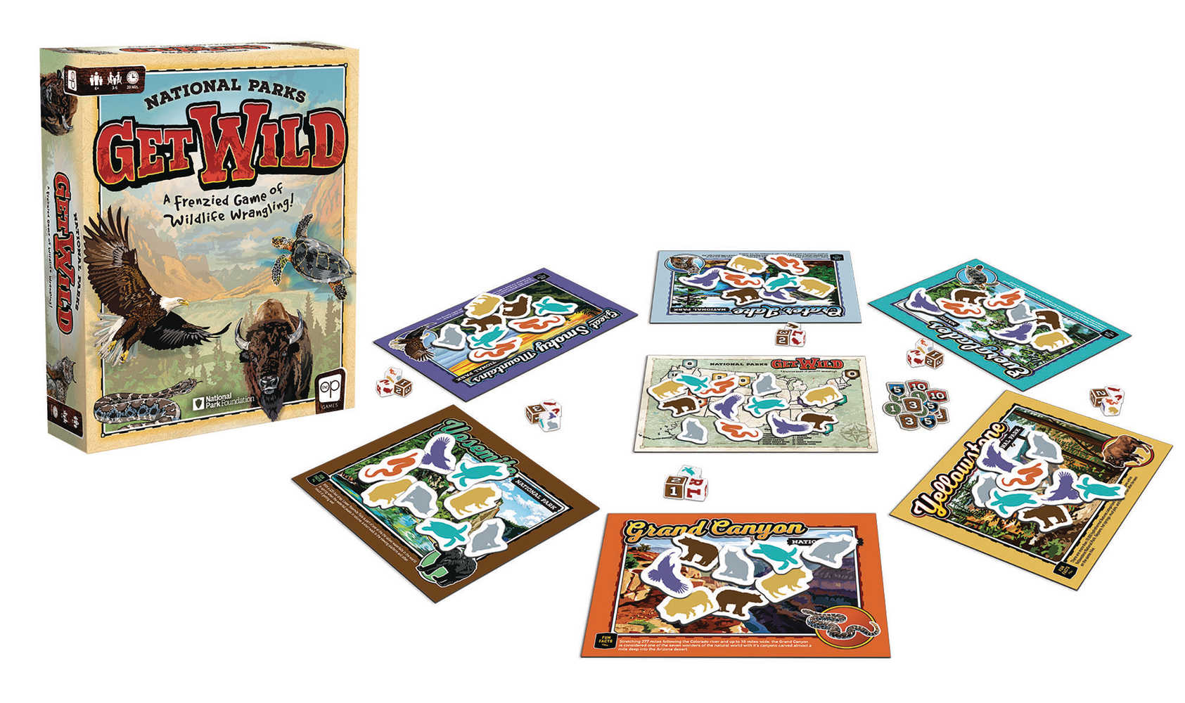 National Parks Get Wild Boardgame 
