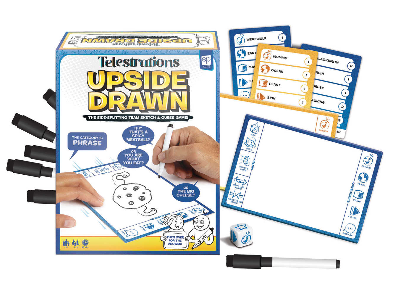 Telestrations Upside Drawn Boardgame 