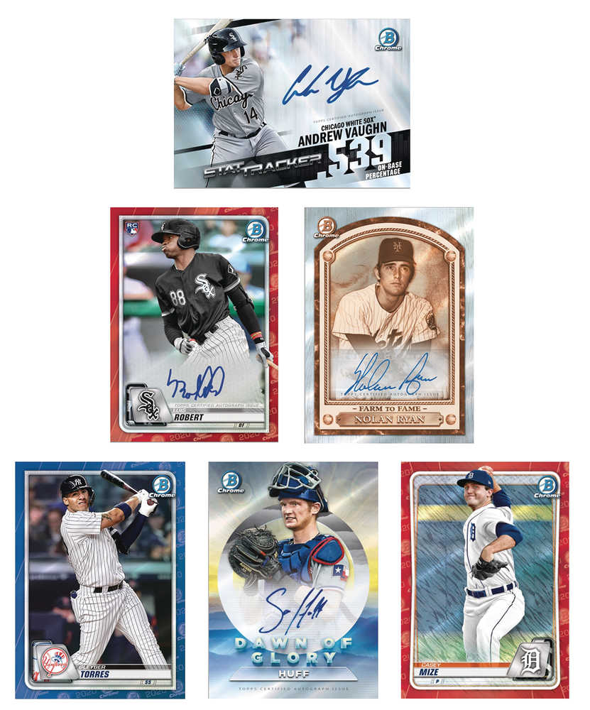 Bowman 2020 Chrome Baseball Trading Card Box  