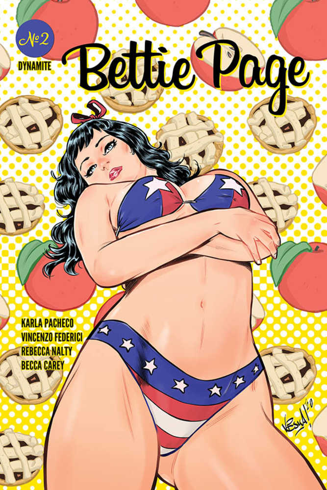 Bettie Page #2 7 Copy Federici America Together Variant Edition