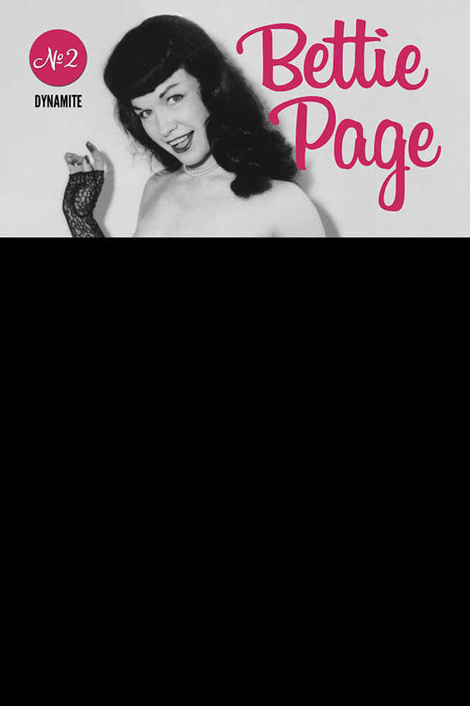 Bettie Page #2 Black Bag Photo Cover (Mature)