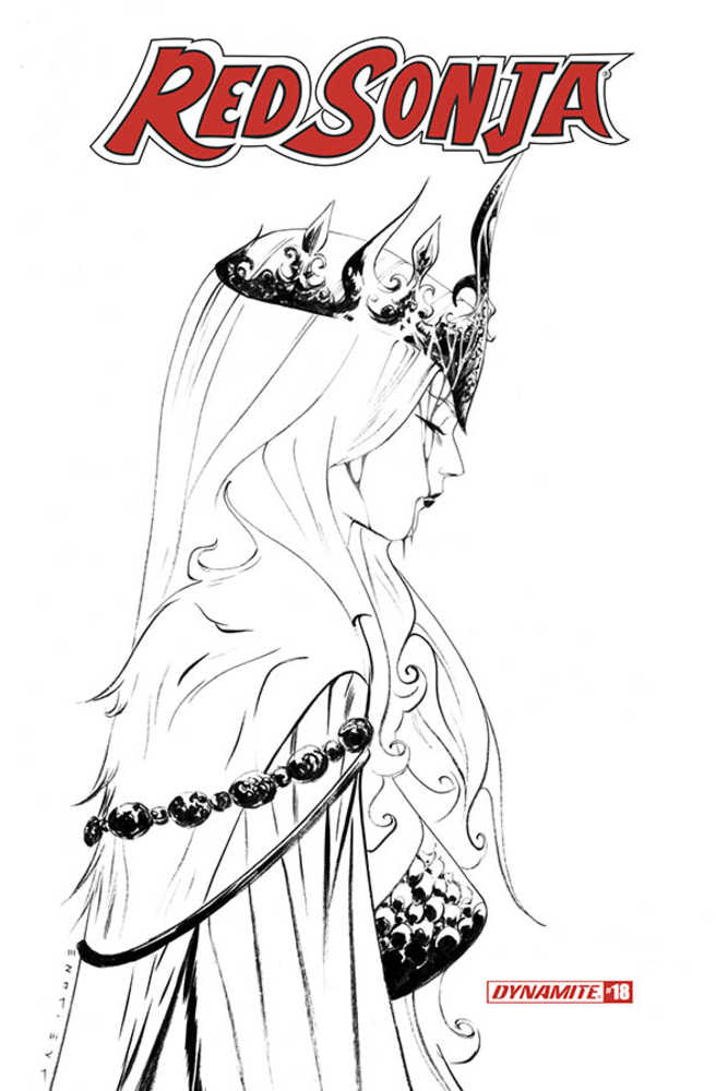 Red Sonja #18 30 Copy Lee Black & White Variant Edition