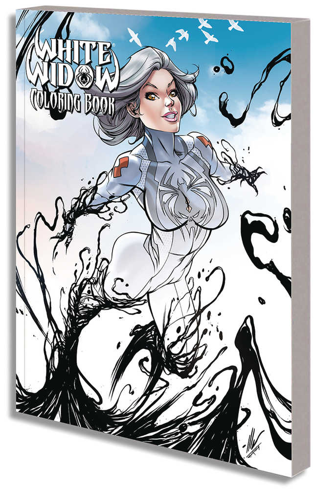 White Widow Coloring Book Softcover 