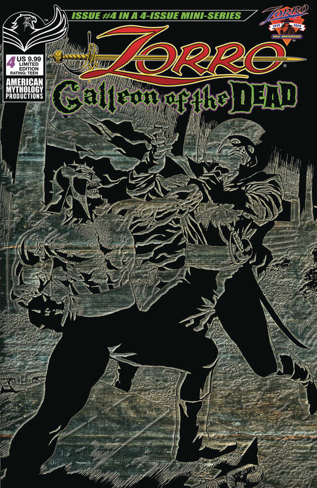 Zorro Galleon Of Dead #4 Cover B Pulp Limited Edition