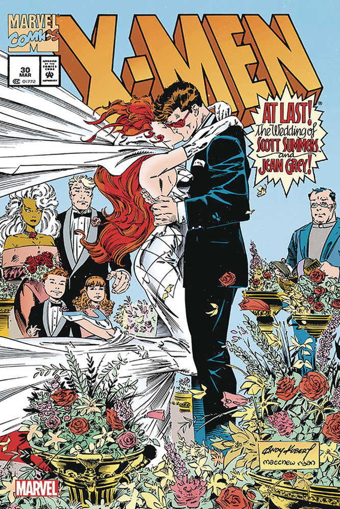 X-Men #30 Wedding Facsimile Edition Kubert Signed 