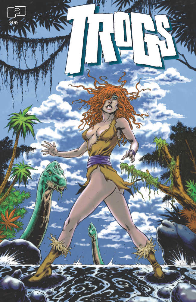 Trogs One Shot Cover B Jungle Girl