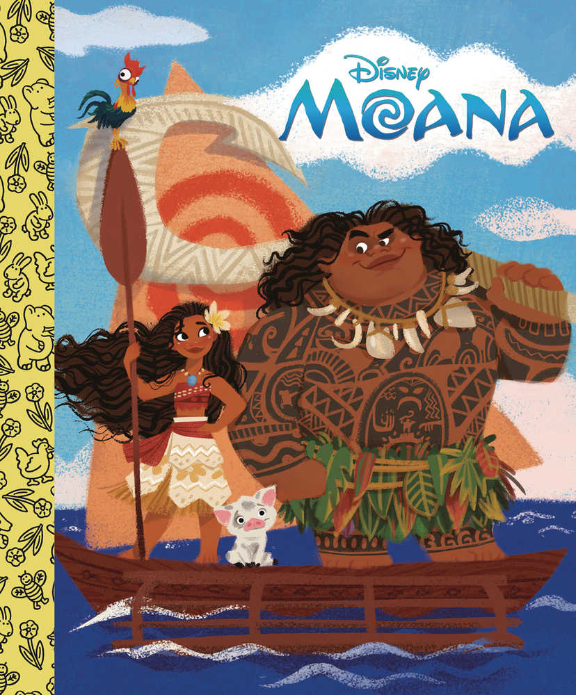 Disneys Moana Little Golden Board Book 