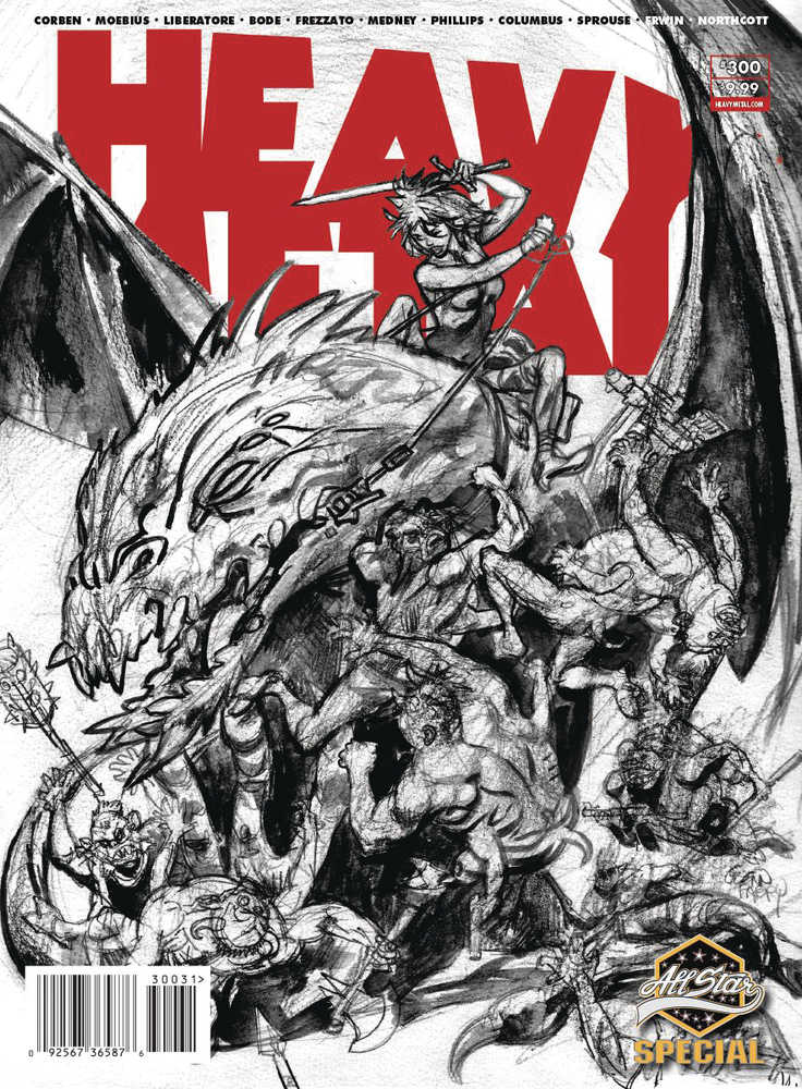 Heavy Metal #300 Cover C Fabry (Mature) 