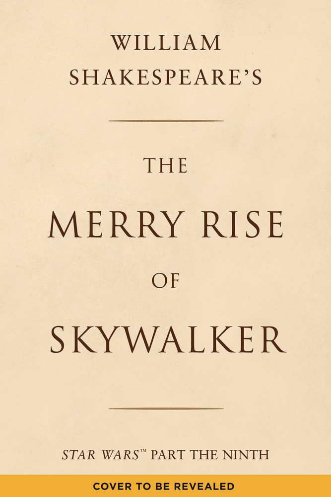 William Shakespeare Merry Rise Of Skywalker Hardcover 