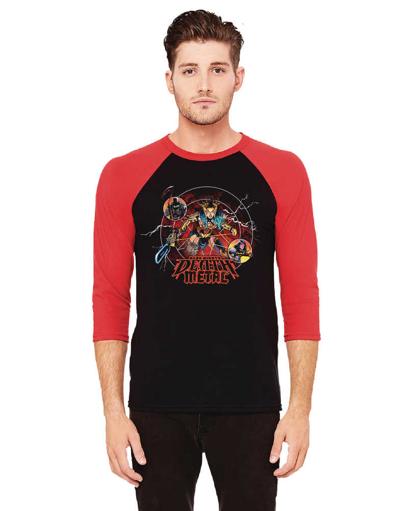 Dark Nights Death Metal Baseball Shirt XXL 