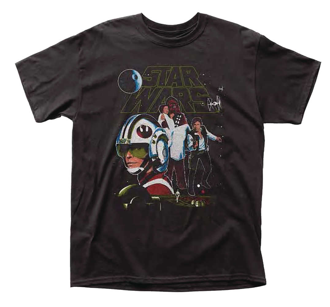 Star Wars Retro New Hope T-Shirt LG 