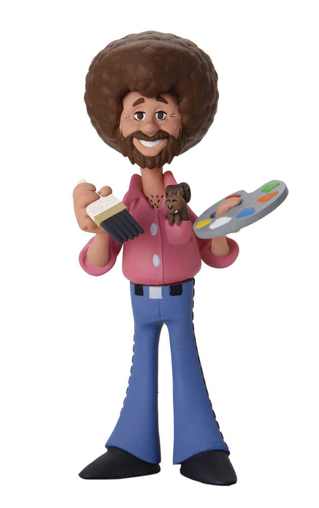Toony Classics Bob Ross With Peapod 6 In Action Figure 