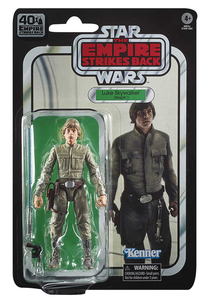 Star Wars Black E5 40 Th Ann 6 In Bespin Luke Action Figure Case  