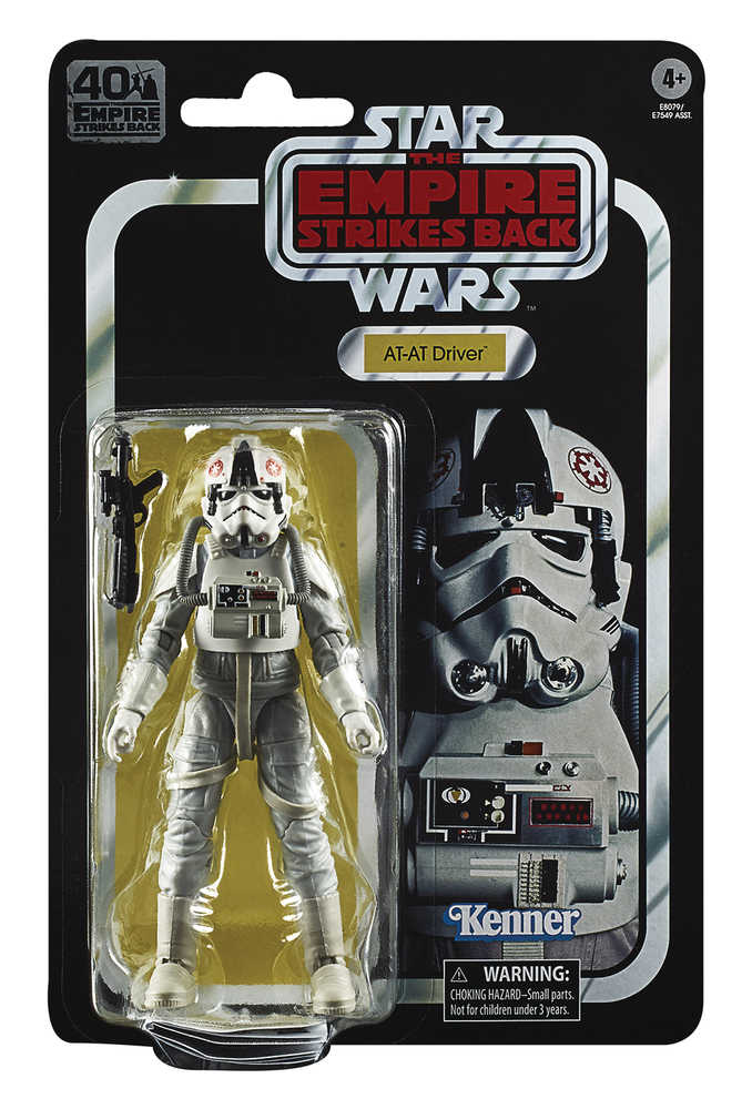 Star Wars Black E5 40 Th Ann 6 In At At Driver Action Figure Case  