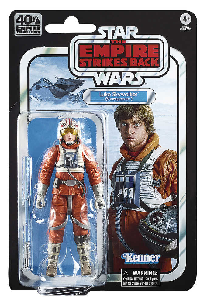 Star Wars Black E5 40 Th Ann 6 In Hoth Luke Action Figure Case  