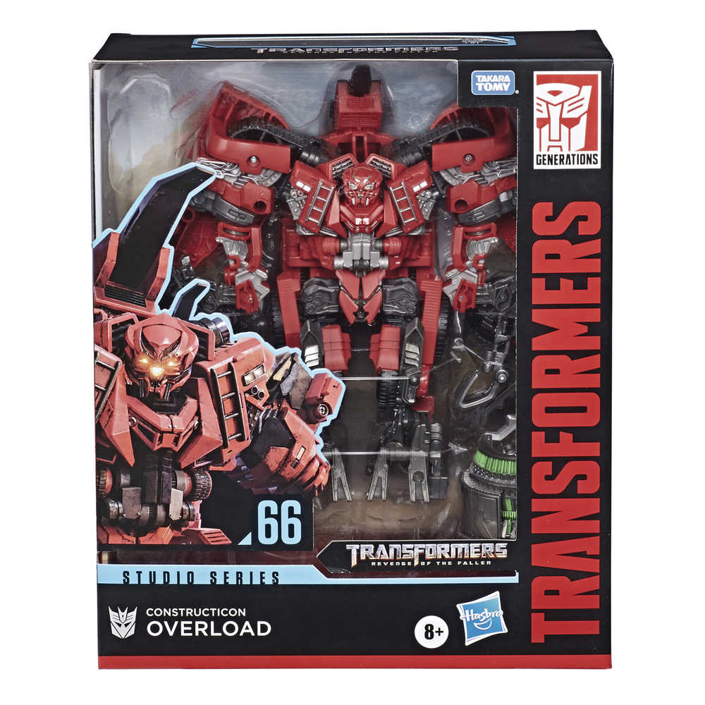 Transformers Gen Studio Ser Leader Overload Action Figure Case  