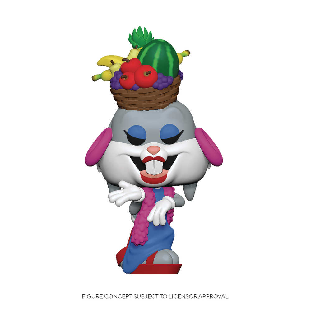 Pop Animation Bugs Bunny 80 Th Bugs In Fruit Hat Vinyl Figure 