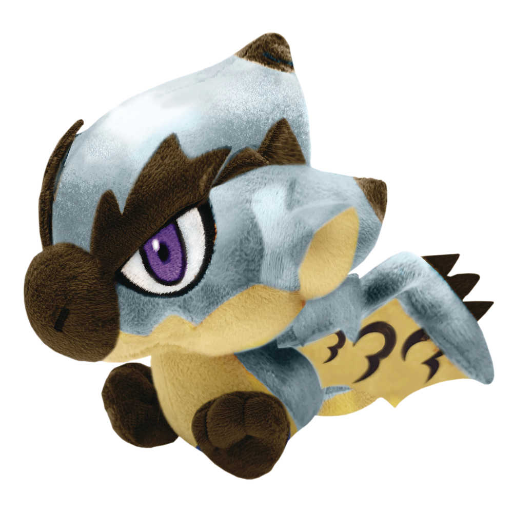 Monster Hunter Monster Chibi Plush Toy Silver Rathalos 