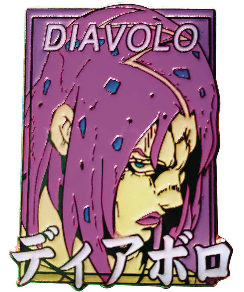 Jojos Bizarre Adventure Diavolo Pastel Pin 