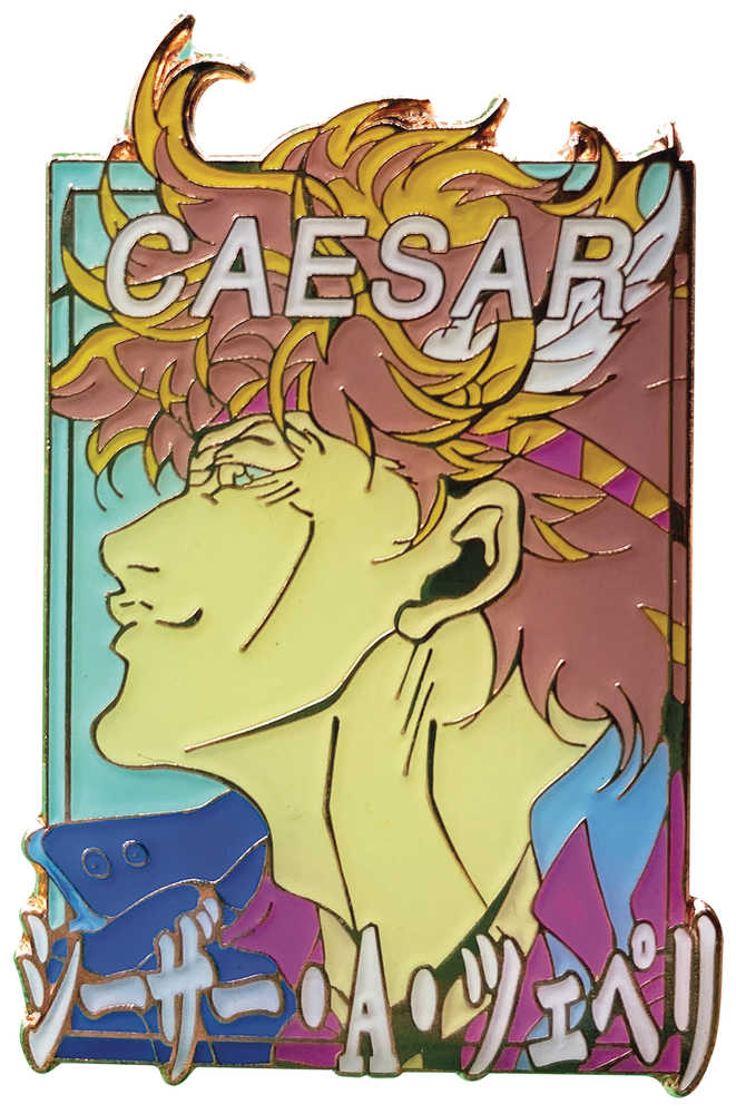 Jojos Bizarre Adventure Caesar Zeppeli Pastel Pin 