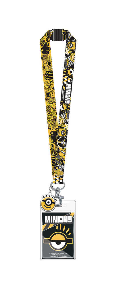 Minions Lanyard with Soft Touch Dangle 