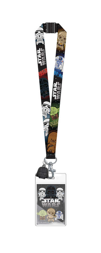 Star Wars 3 D Foam Style Lanyard with Darth Vader Dangle 