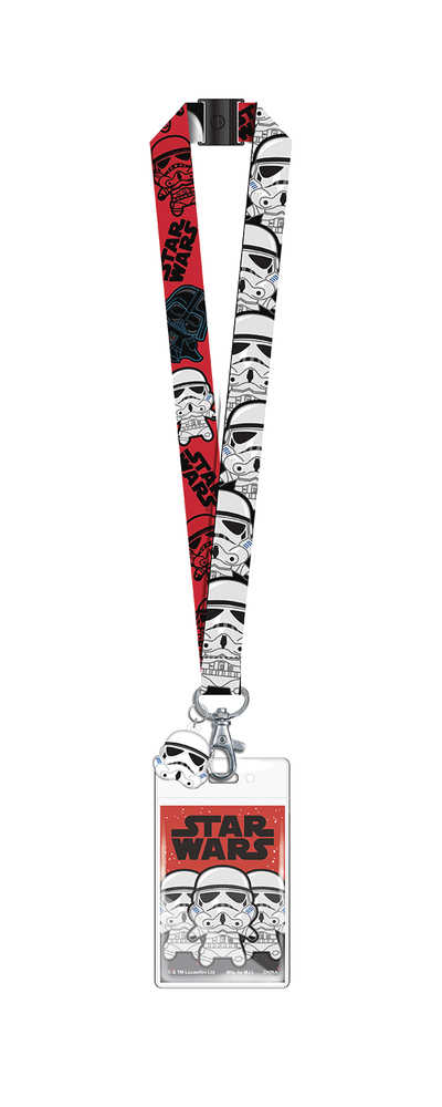 Star Wars Stormtrooper Lanyard W/Soft Touch Dangle 