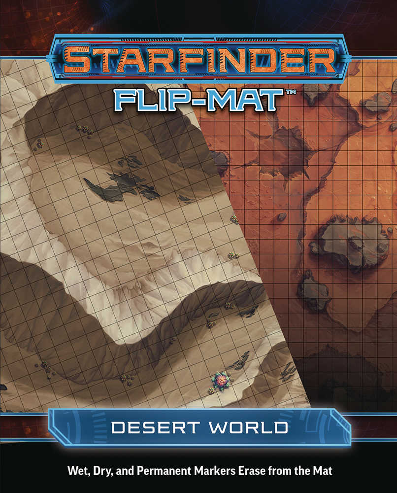 Starfinder Role Playing Game Flip Mat Desert World