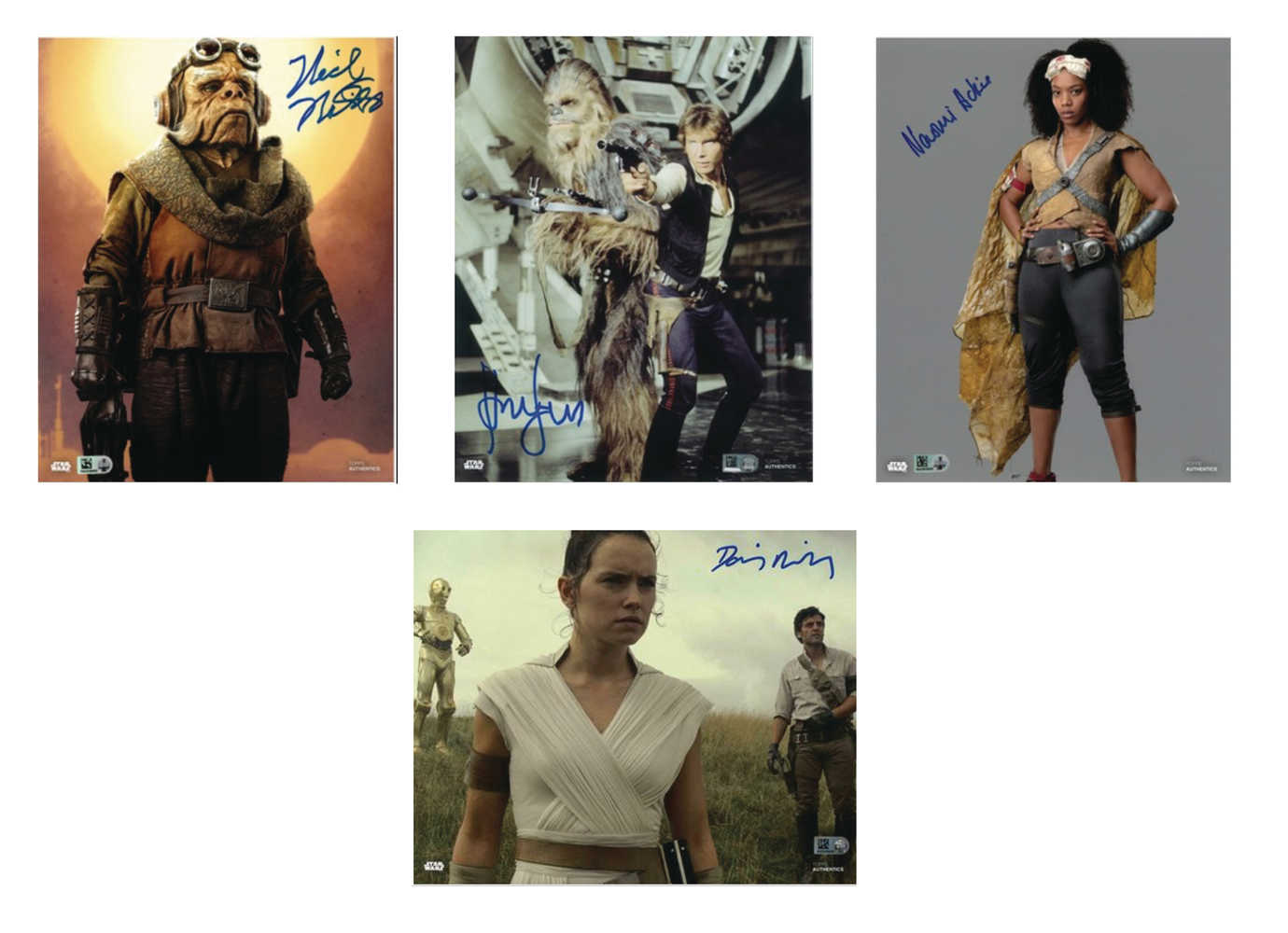 Topps 2020 Star Wars Authentics 8 X10 Photo Bmb Display  