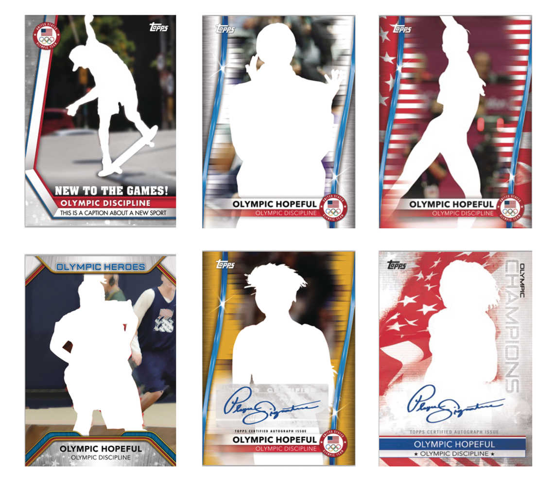 Topps 2020 Us Olympic/Paralympic & Hopefuls Trading Card Box 