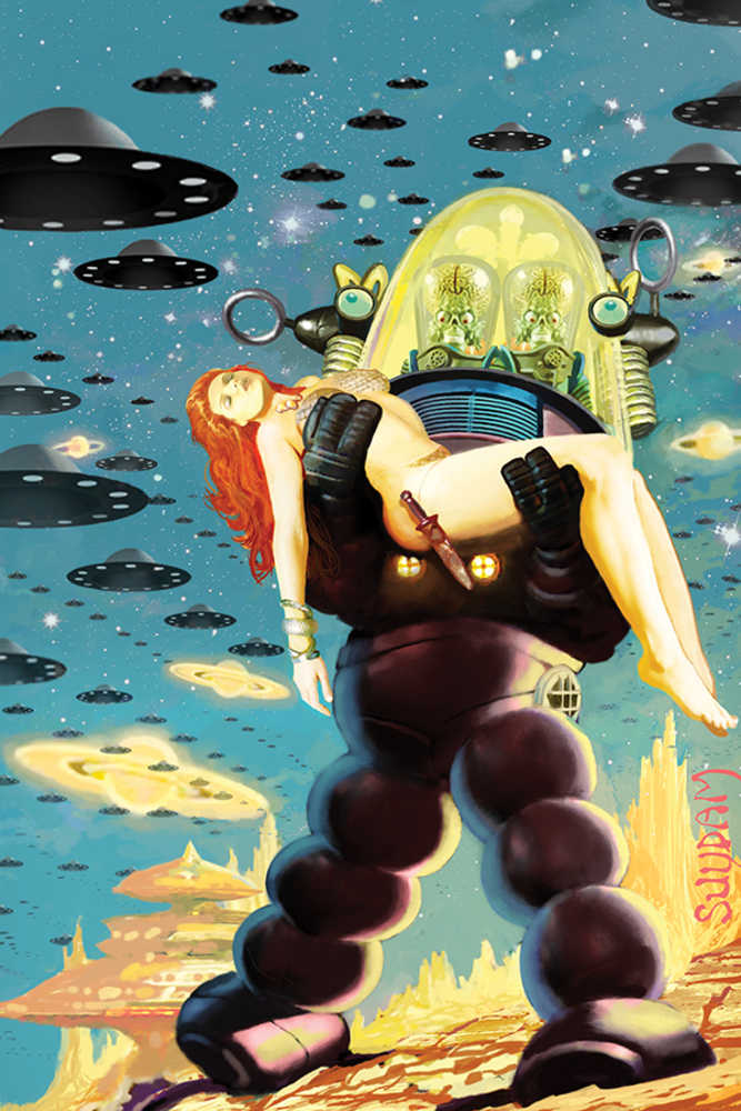 Mars Attacks Red Sonja #2 Suydam Limited Full Art Cover