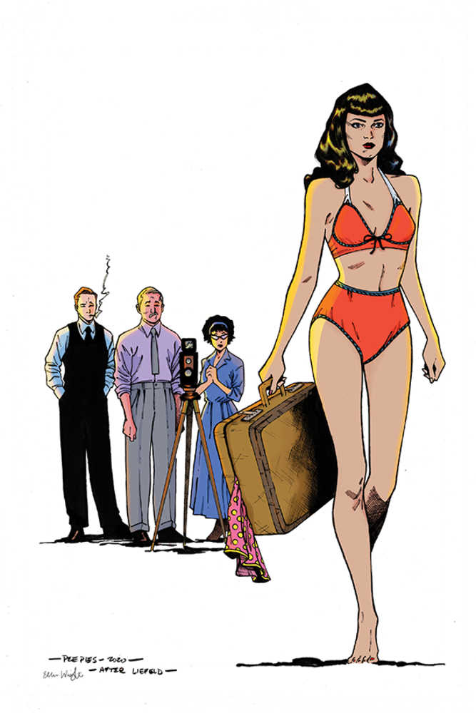 Bettie Page #3 7 Copy Peeples Homage Variant Edition