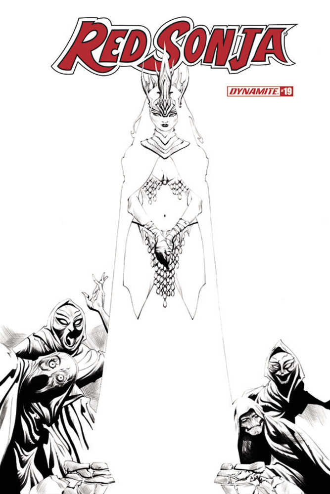 Red Sonja #19 30 Copy Lee Black & White Variant Edition