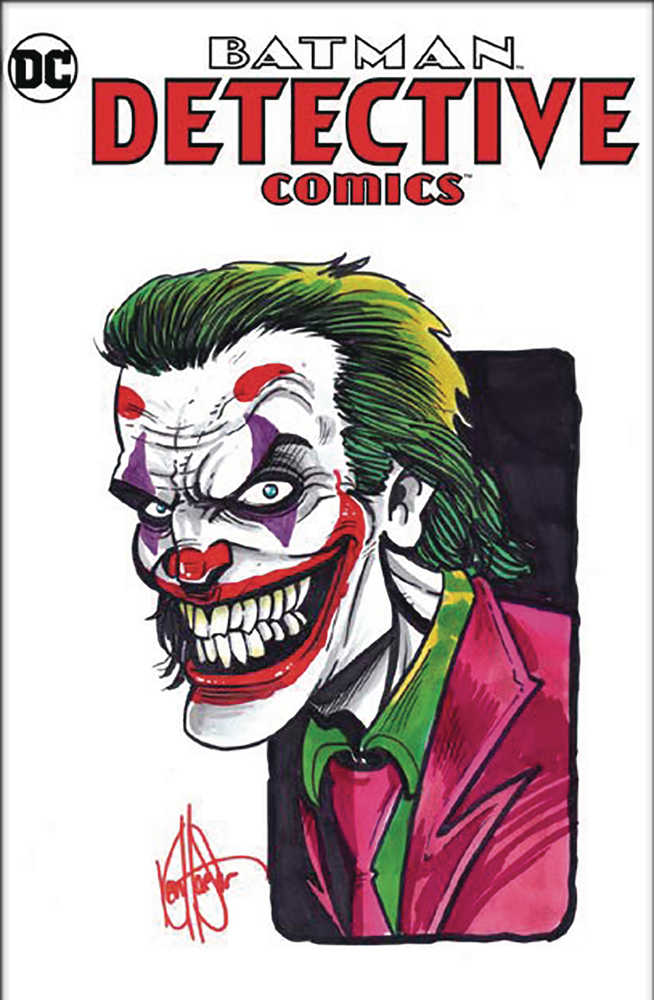 Detective Comics #1027 Haeser Signed Rmrk Sketch 